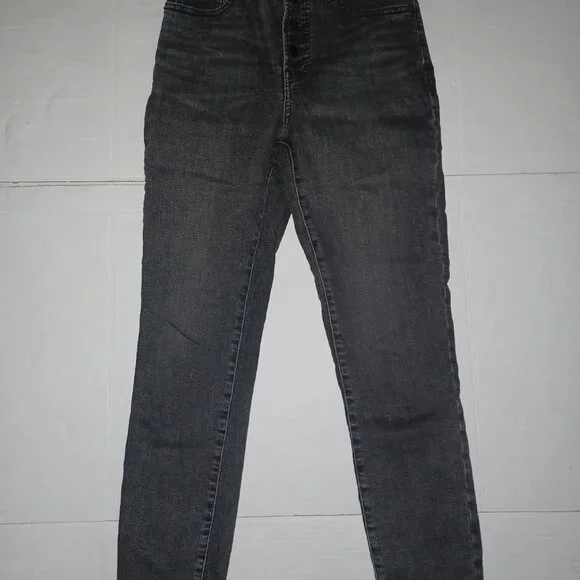 EVERLANE WOMEN'S BUTTON FLY SKINNY JEANS SIZE 29 TALL - Picture 1 of 14